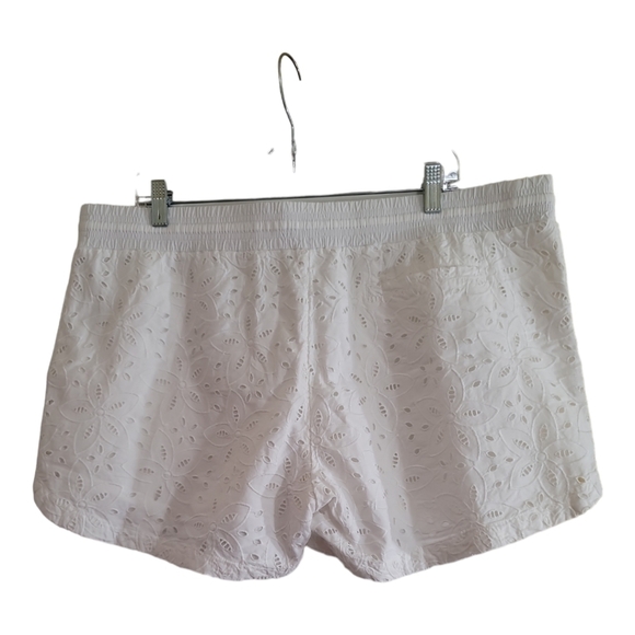 NWT Vineyard Vines Eyelet Pull-on Shorts in White XL 3.5" - Picture 3 of 6